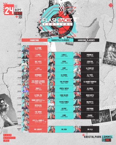 Flashback Festival | Timetable